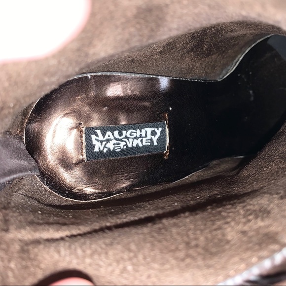 Naughty Monkey Exhibitionist Ankle Boot Brown 8 - Picture 8 of 16